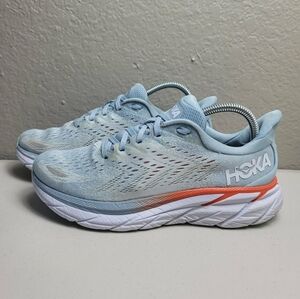Hoka One One Clifton 8 Running Shoes Blue Fog 1119394-BFPA Women's Size US